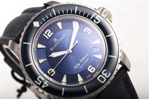 fifty fathoms replica watch|blancpain 50 fathoms for hodinkee.